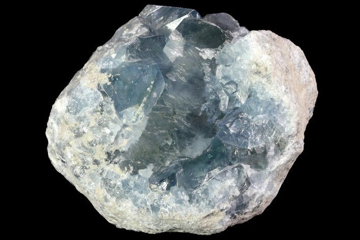 Blue Celestine (Celestite) Crystal Geode - Madagascar #70831